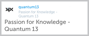 Quantum 13 - Passion for Knowledge